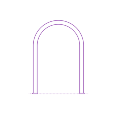 Fixtures Bicycle Parking U Bike Rack Sticker Svg Vector, Free Vectors File